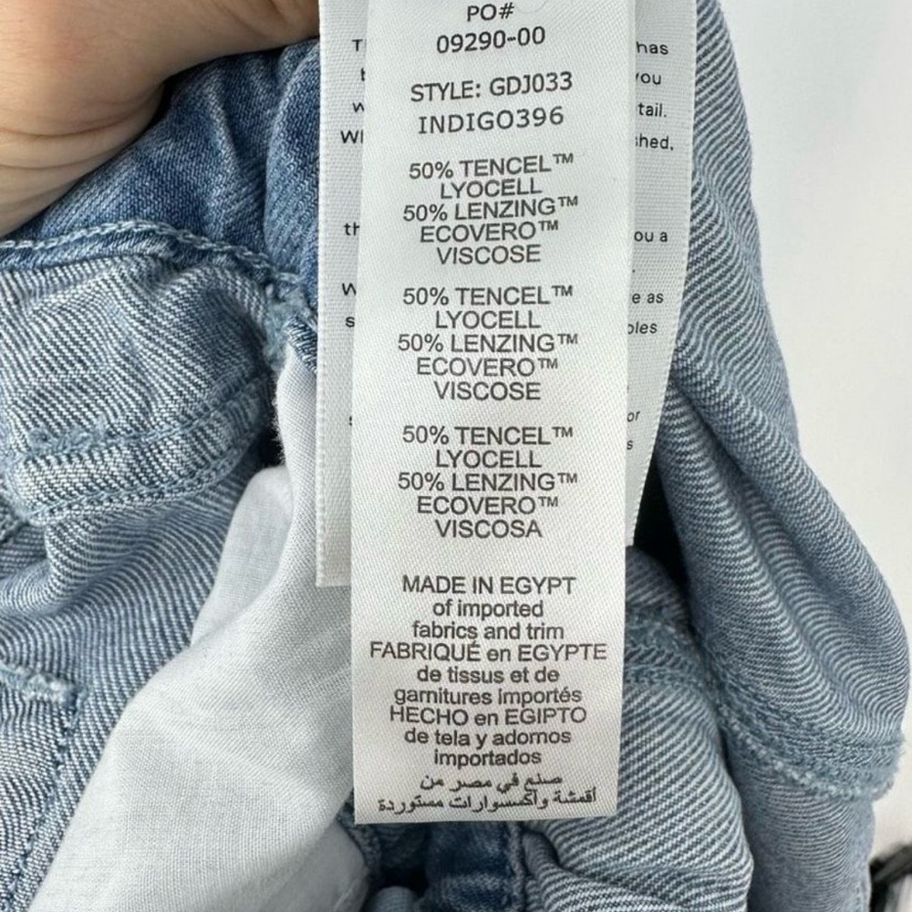 Good American Light Blue Denim Overalls - Picture 4 of 5